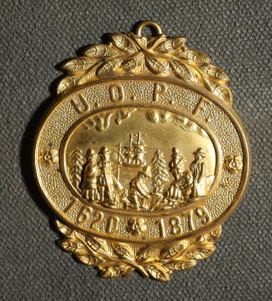United Order of Pilgrim Fathers 1620-1879 Brass Badge