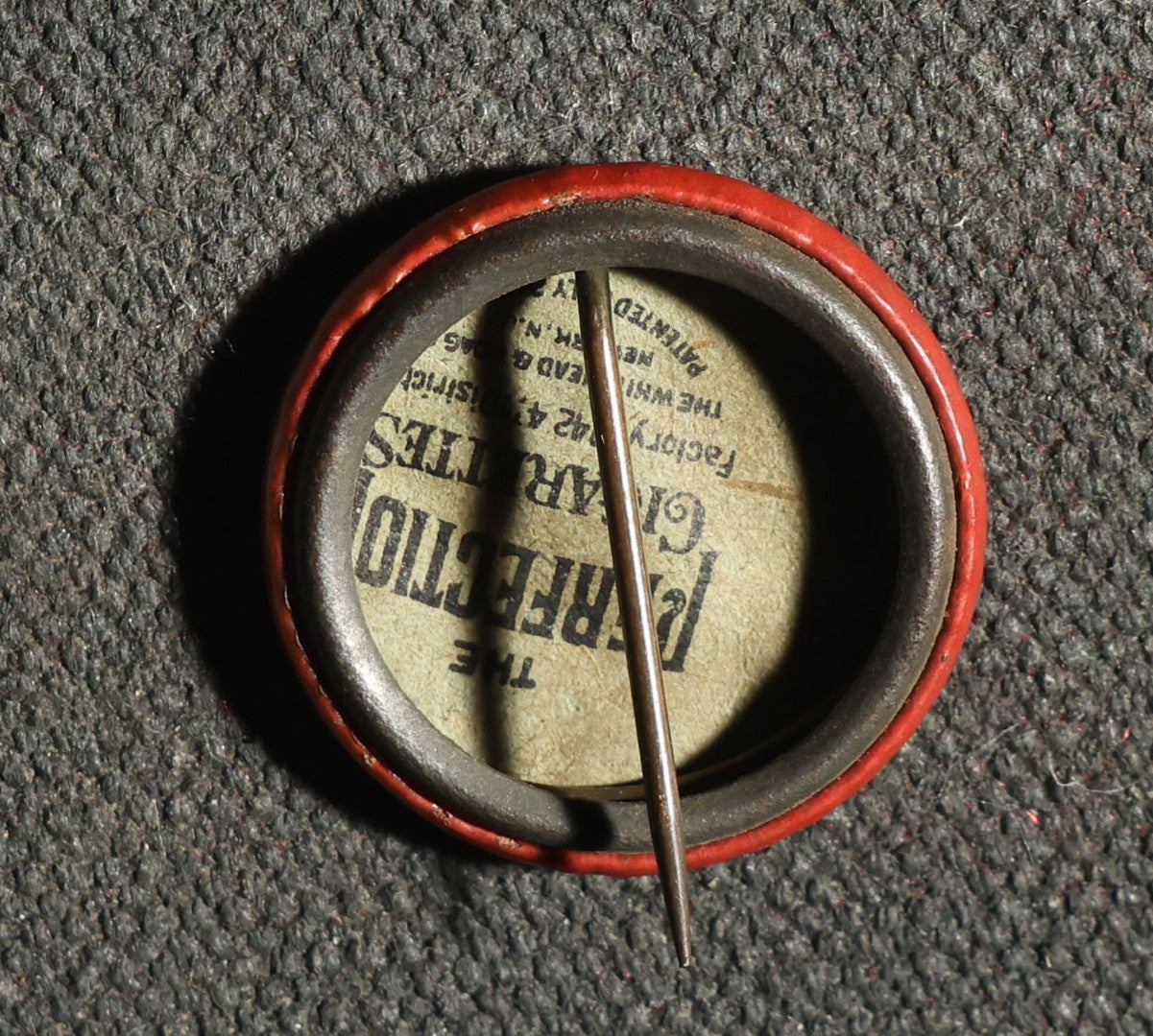 Four Saying Buttons, Easy Money, I AM Busy, Have a Heart, Hey Quit That, Perfection Cigarettes Advertisements