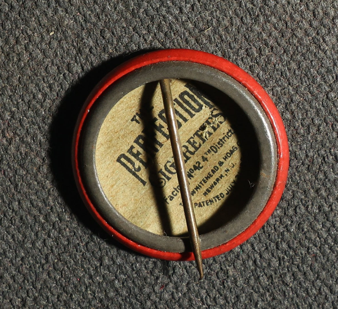 Four Saying Buttons, Easy Money, I AM Busy, Have a Heart, Hey Quit That, Perfection Cigarettes Advertisements