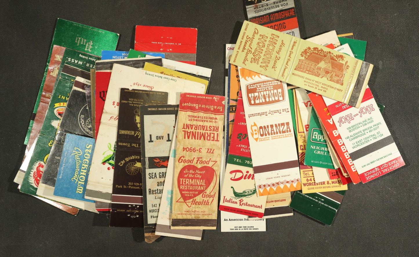 Vintage Matchbook Grouping - Restaurants
