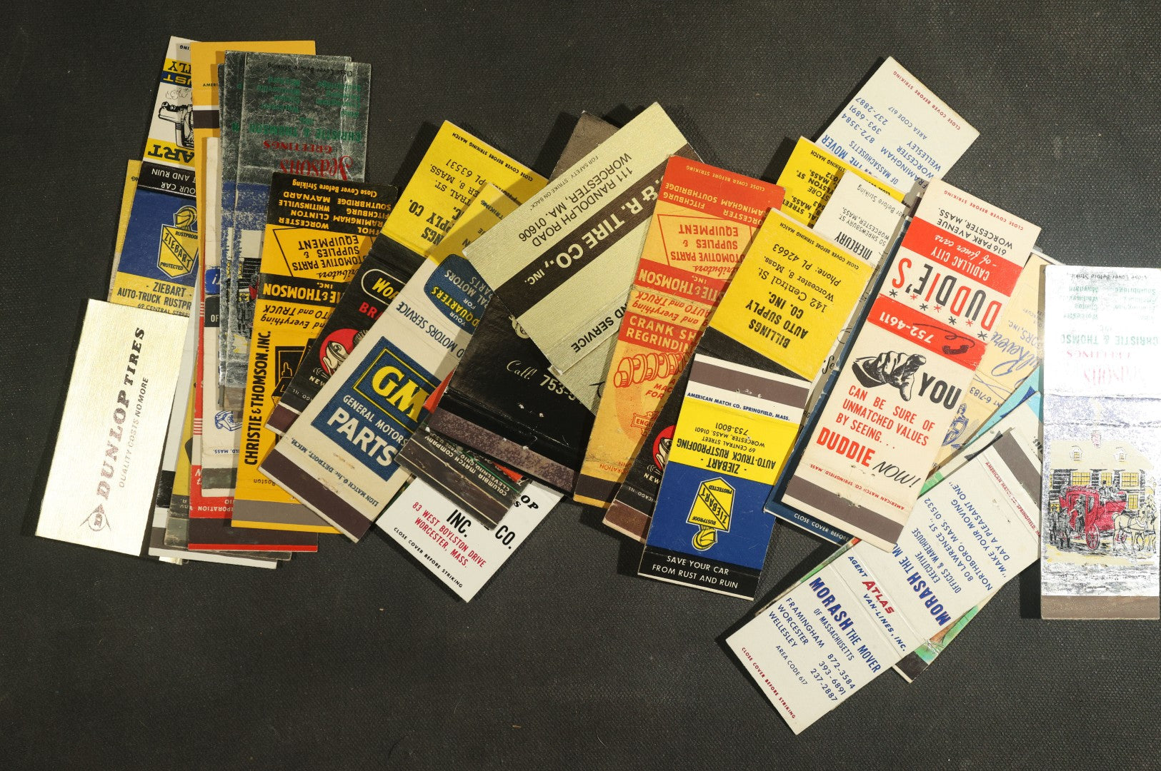 Vintage Matchbook Grouping - Automotive Etc