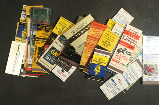 Vintage Matchbook Grouping - Automotive Etc