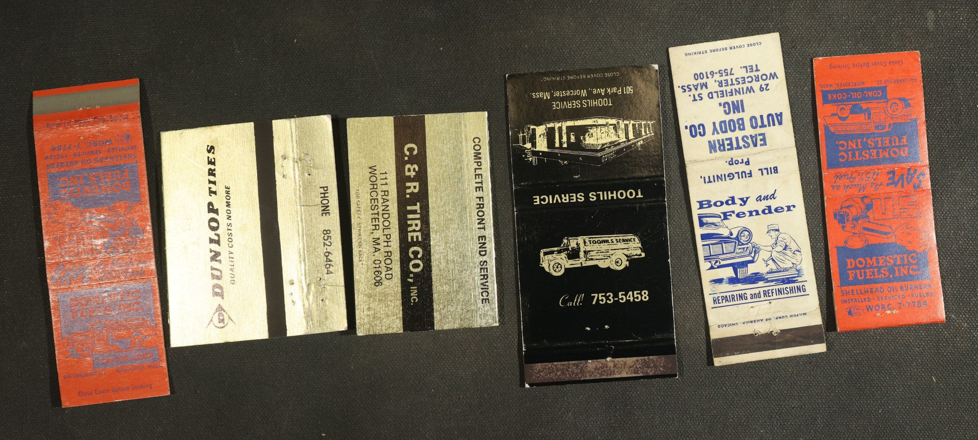 Vintage Matchbook Grouping - Automotive Etc