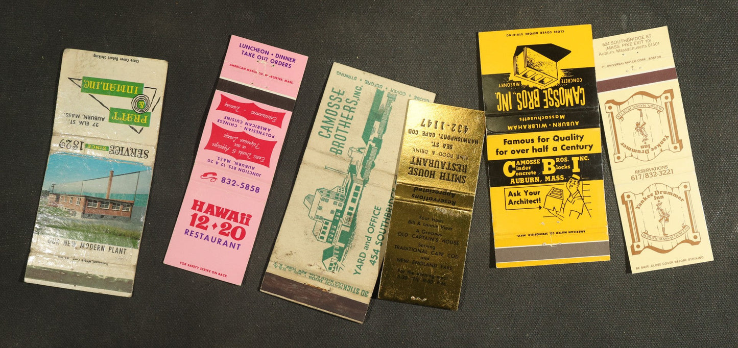 Vintage Matchbook Grouping - Restaurants, Pubs, Etc