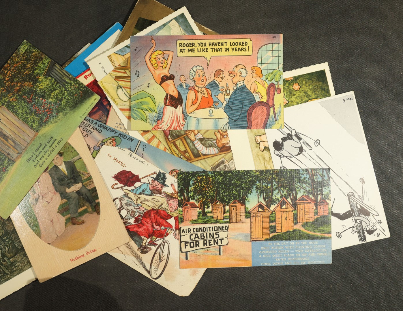 Vintage Postcard Grouping - Comic, Funny, Etc