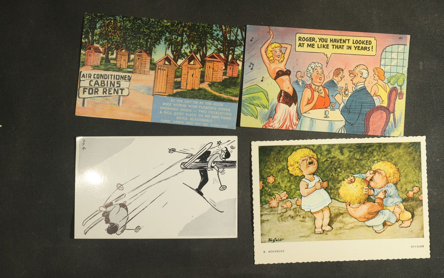 Vintage Postcard Grouping - Comic, Funny, Etc