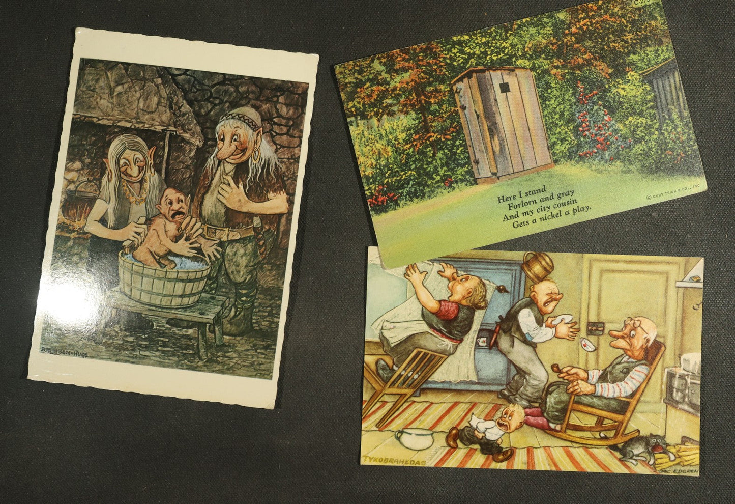 Vintage Postcard Grouping - Comic, Funny, Etc