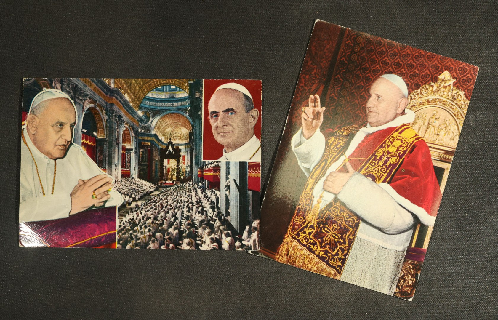 Vintage Postcard Grouping - Historic Figures Including Kennedy, Pope, Etc