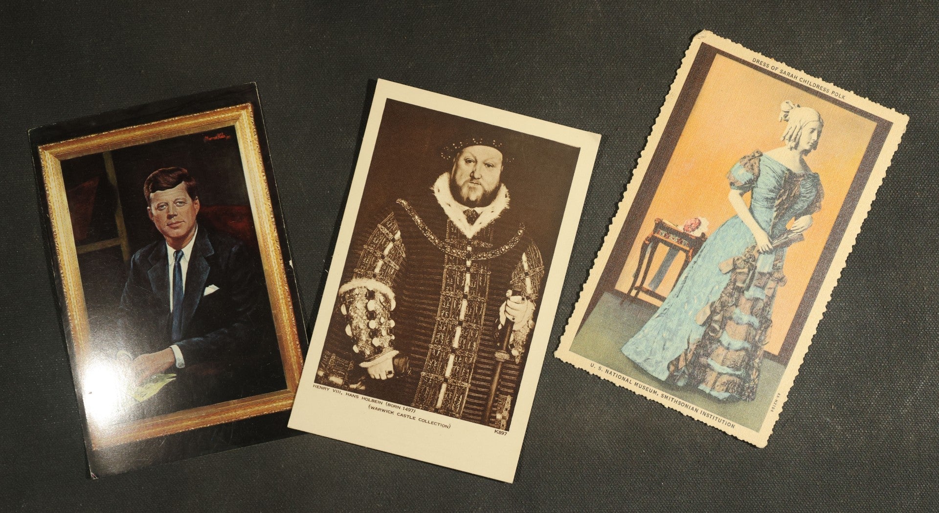 Vintage Postcard Grouping - Historic Figures Including Kennedy, Pope, Etc