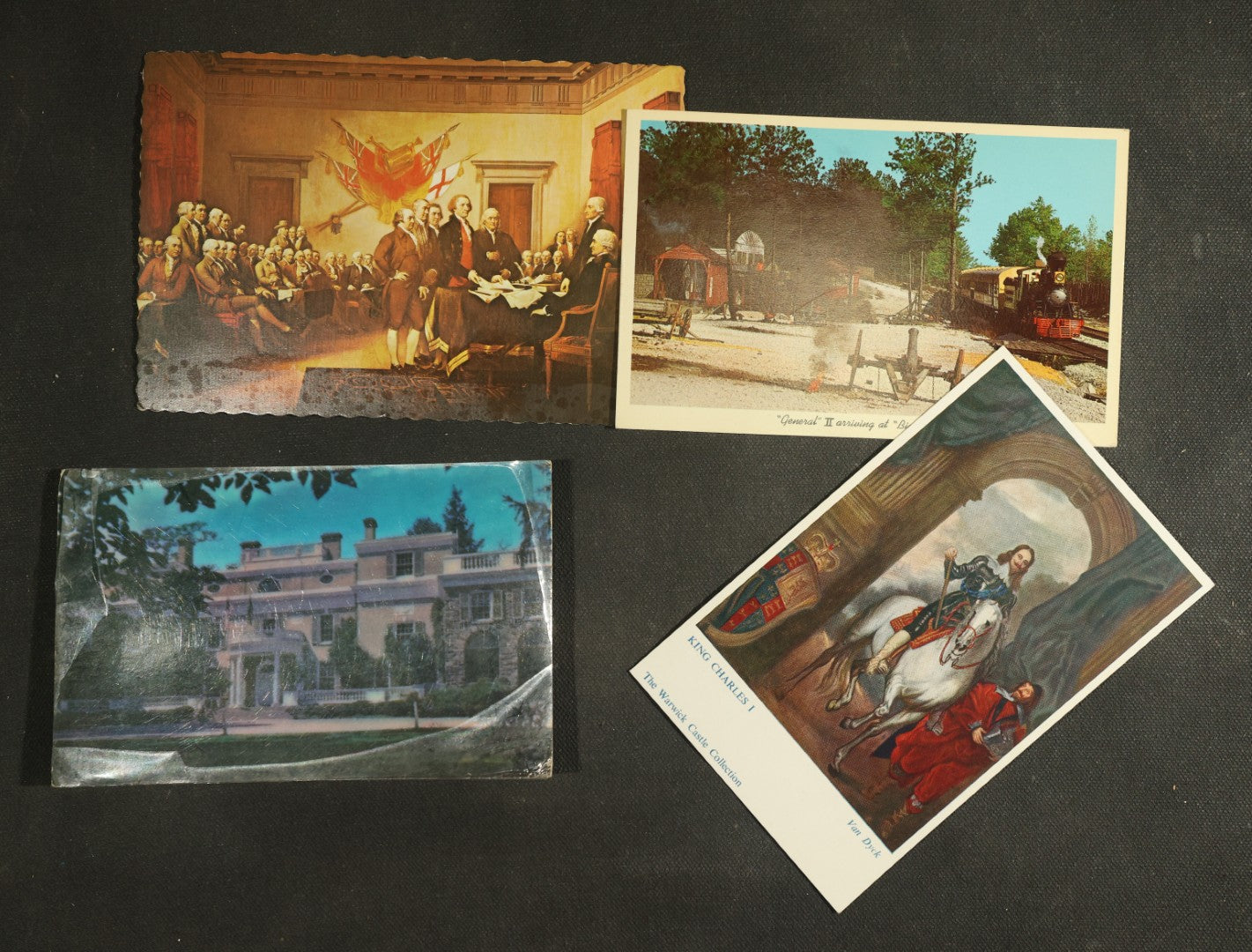 Vintage Postcard Grouping - Historic Figures Including Kennedy, Pope, Etc