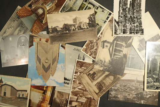 Vintage Postcard Grouping - Churches and Cathedrals