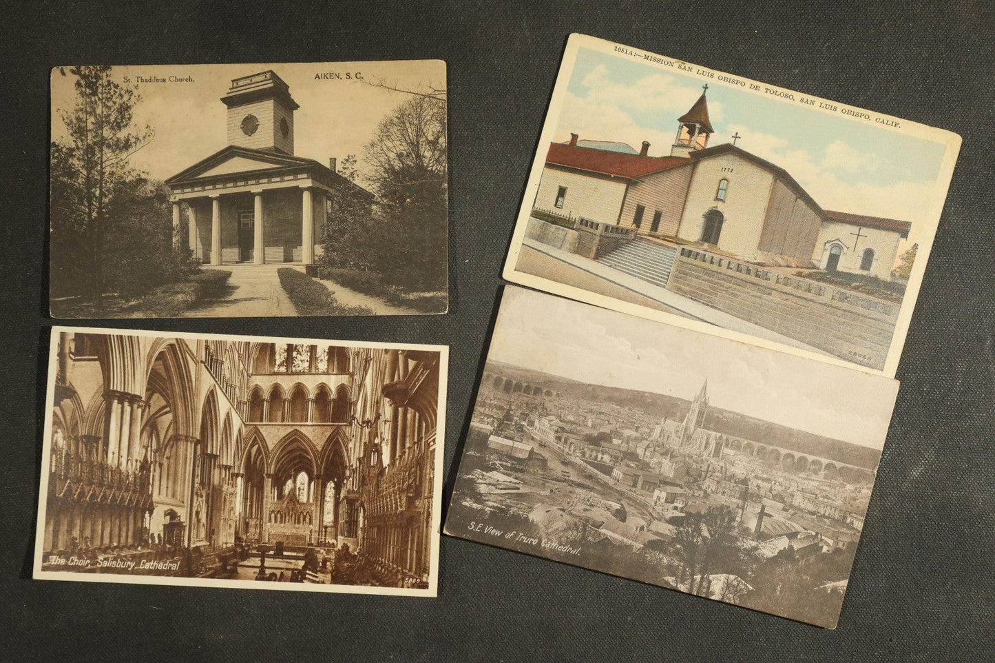 Vintage Postcard Grouping - Churches and Cathedrals