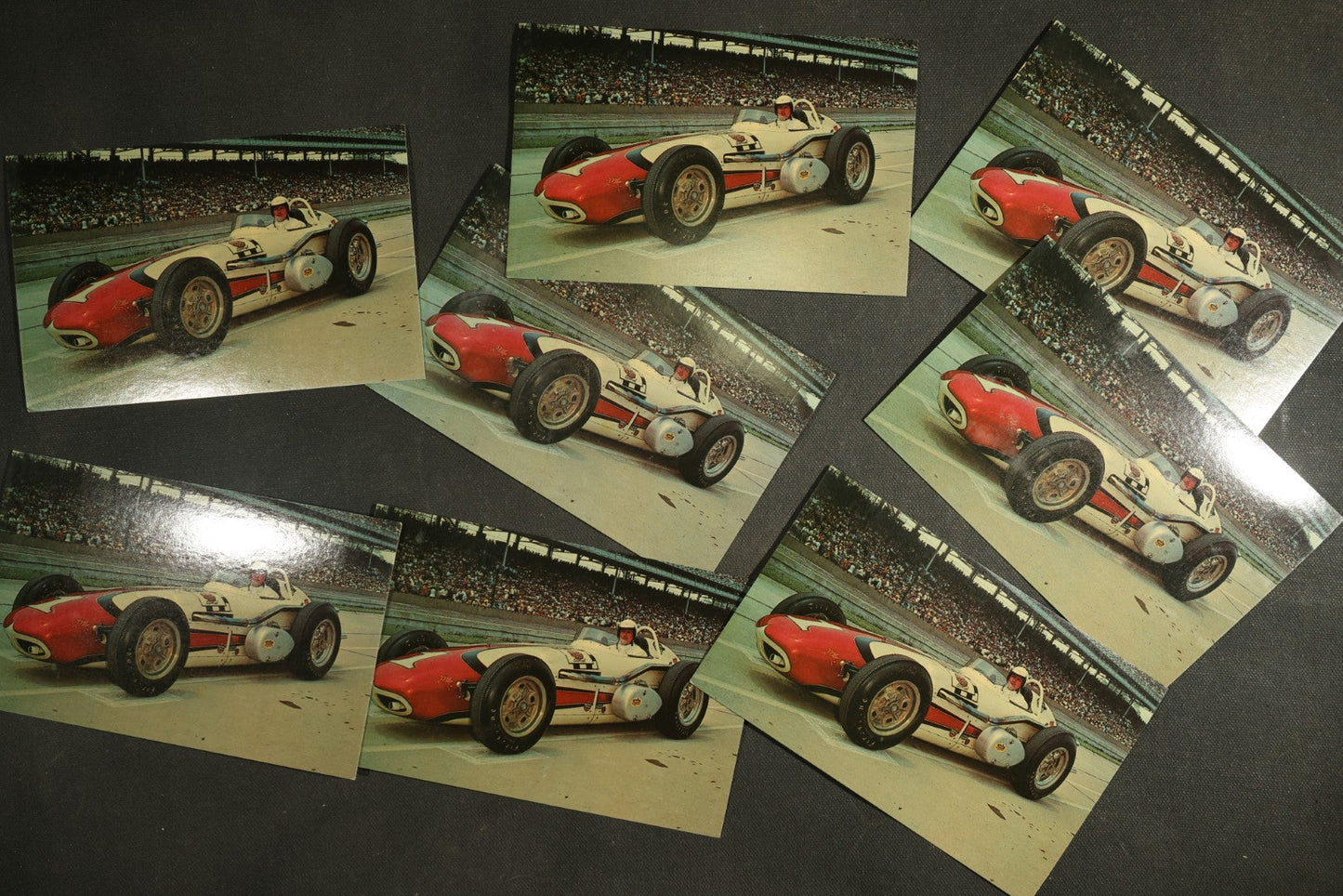 Vintage Postcard Grouping - Race Card Duplicates