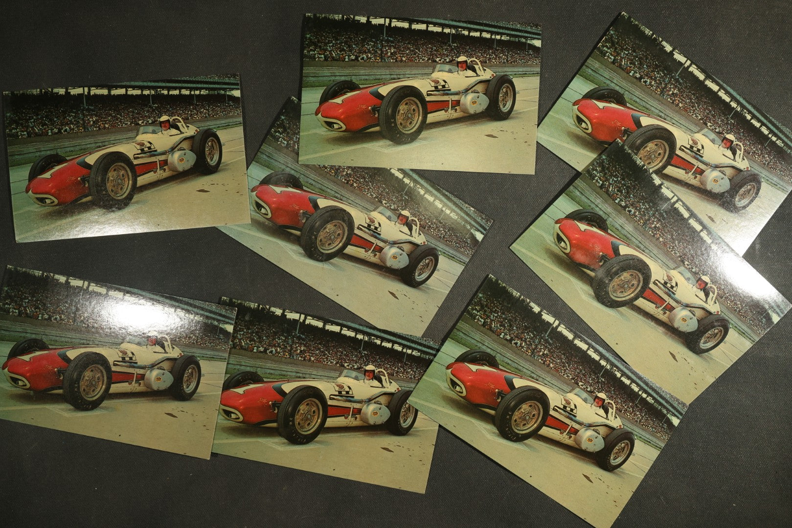 Vintage Postcard Grouping - Race Card Duplicates