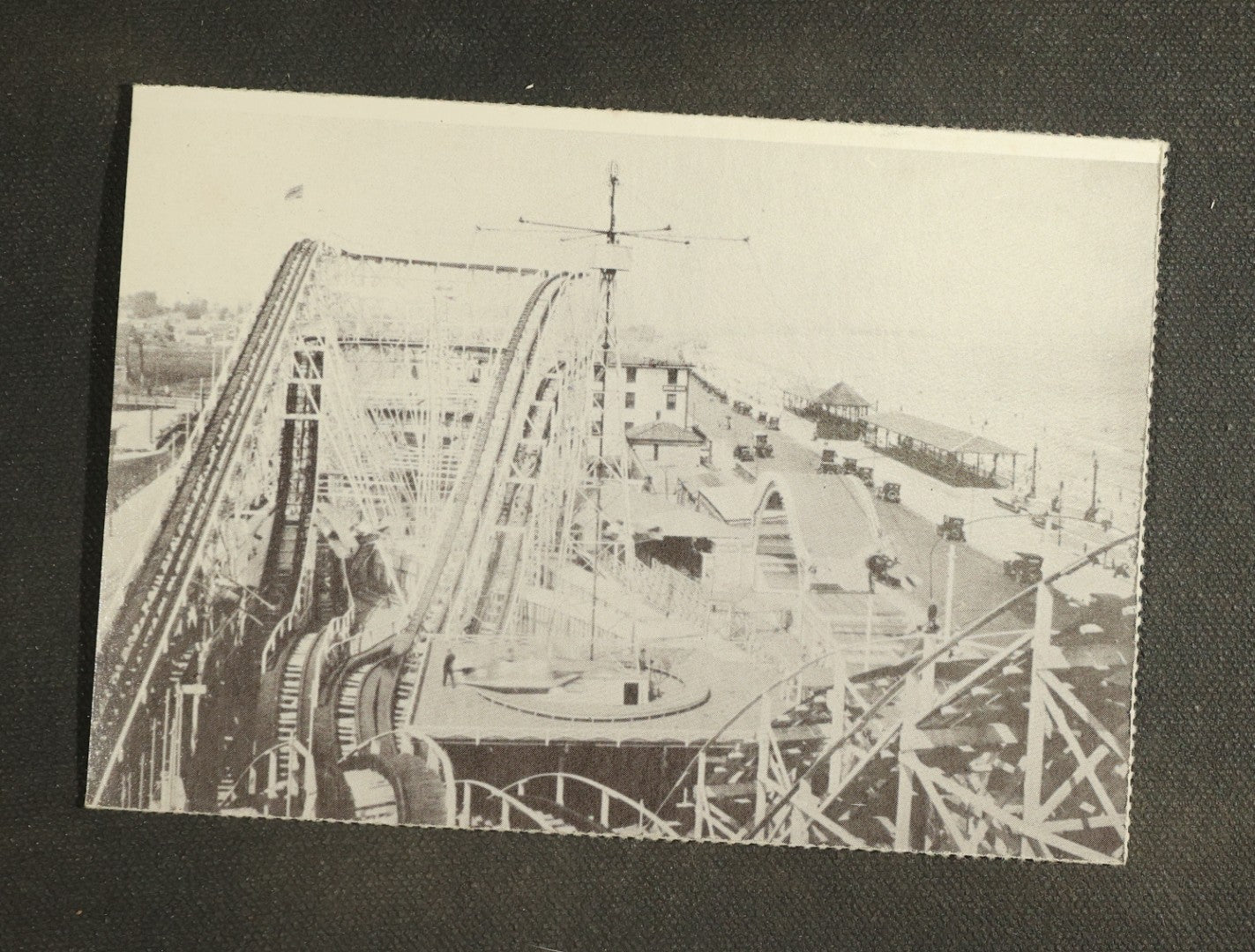 Vintage Postcard Grouping - Three Amusement Park Souvenir Cards, Reproductions