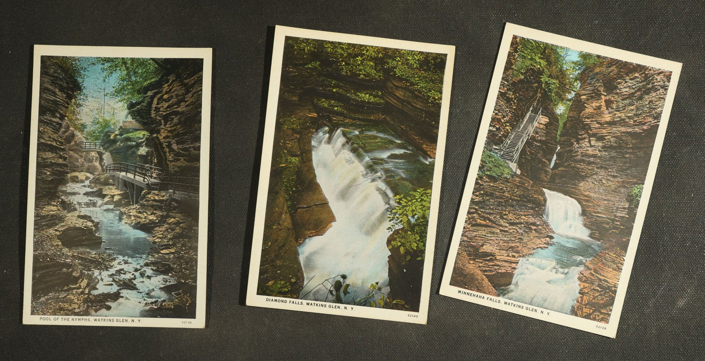 Vintage Postcard Grouping - Watkins Glen New York