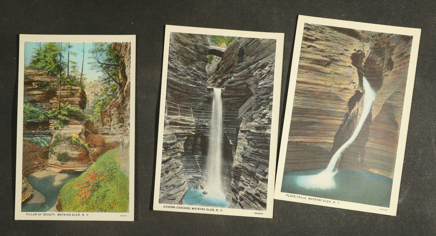 Vintage Postcard Grouping - Watkins Glen New York