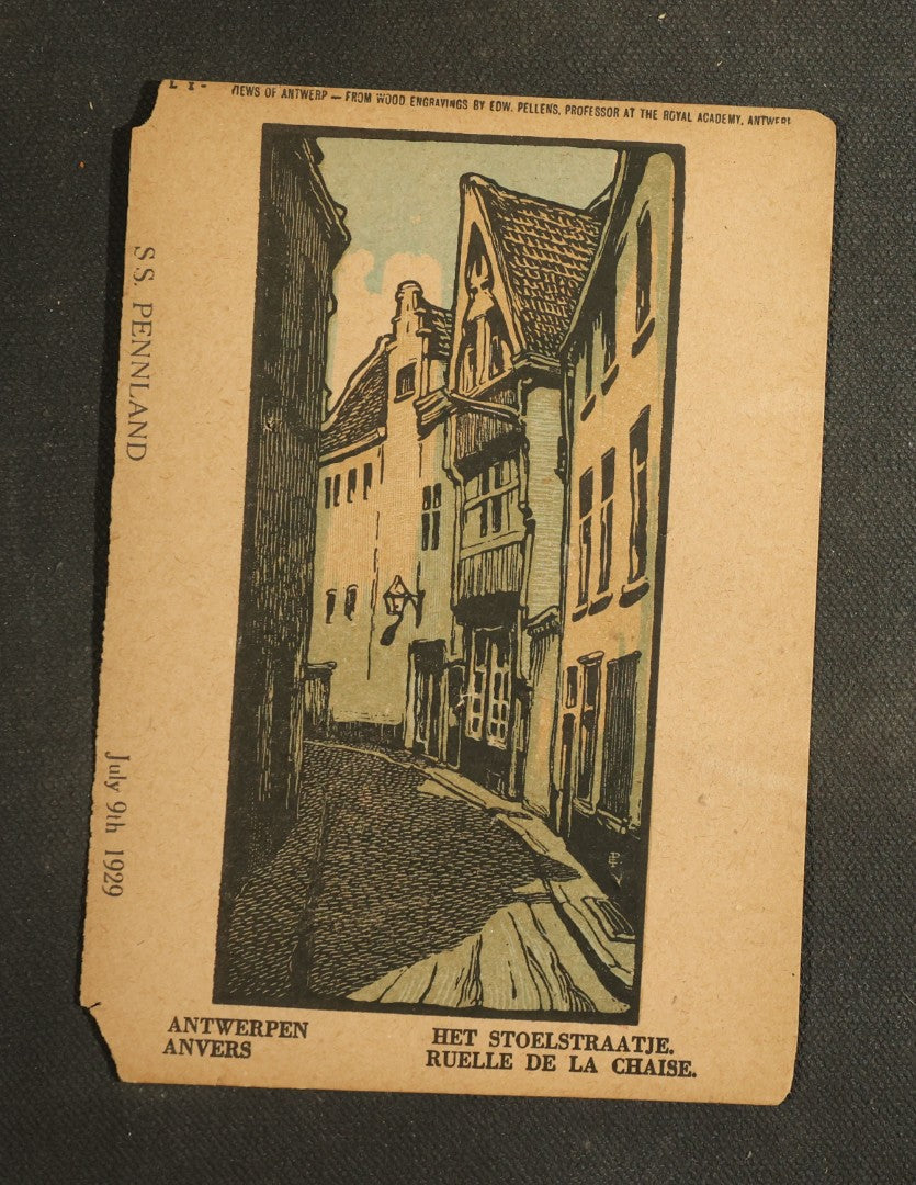 Vintage Postcard Grouping - Antwerp Cathedrals Etc