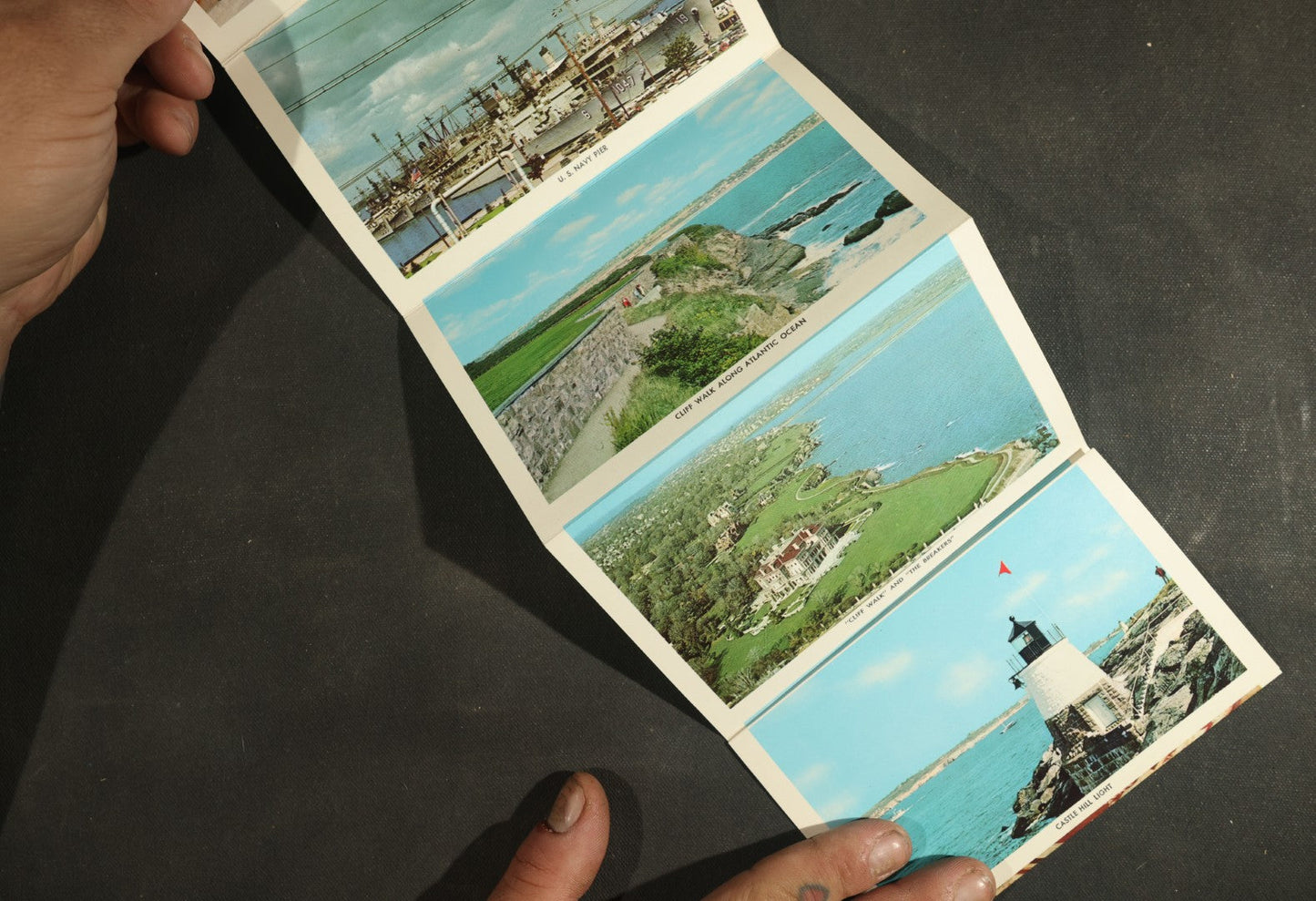 Vintage Postcard Grouping - Pair of Newport Rhode Island Folders