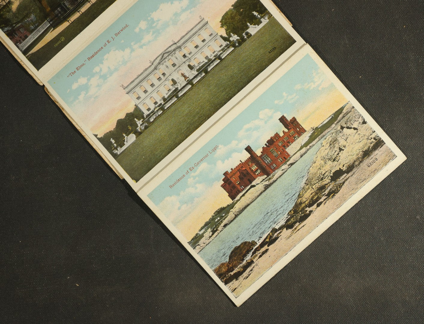 Vintage Postcard Grouping - Pair of Newport Rhode Island Folders