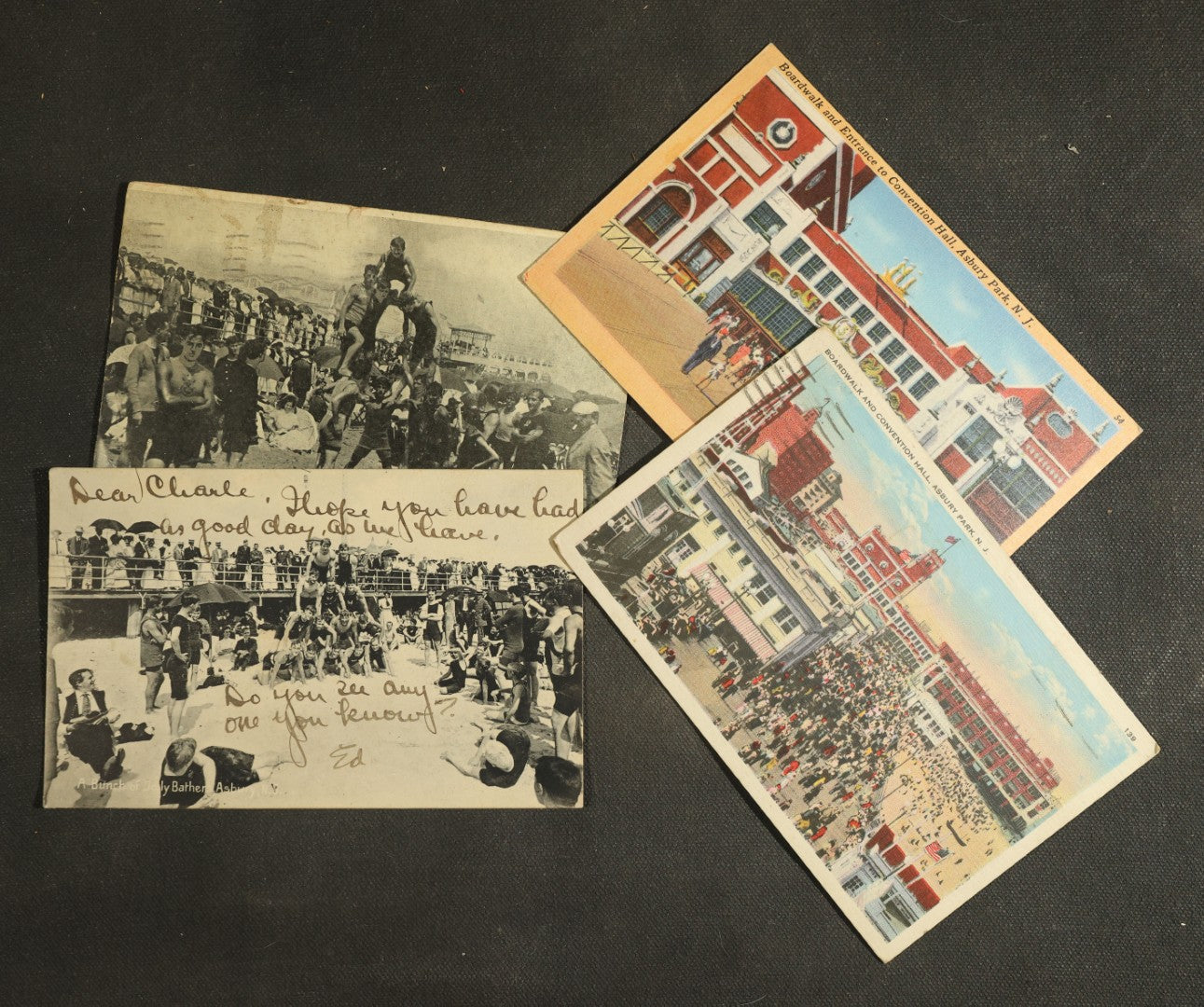 Vintage Postcard Grouping - Greetings from Asbury Park, N.J.