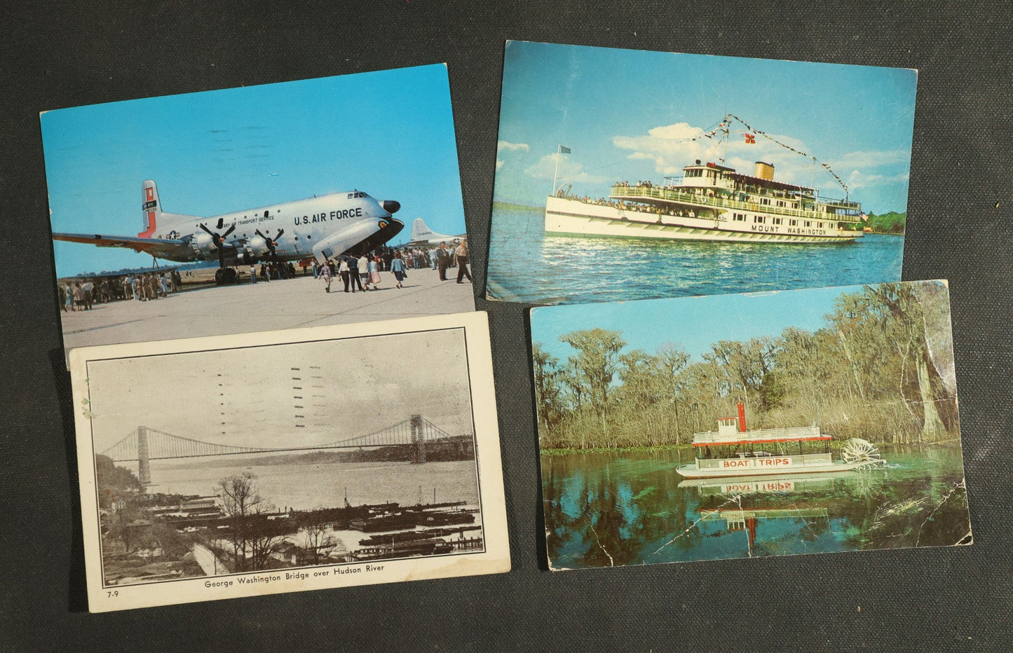 Vintage Postcard Grouping - Transportation and Bridges