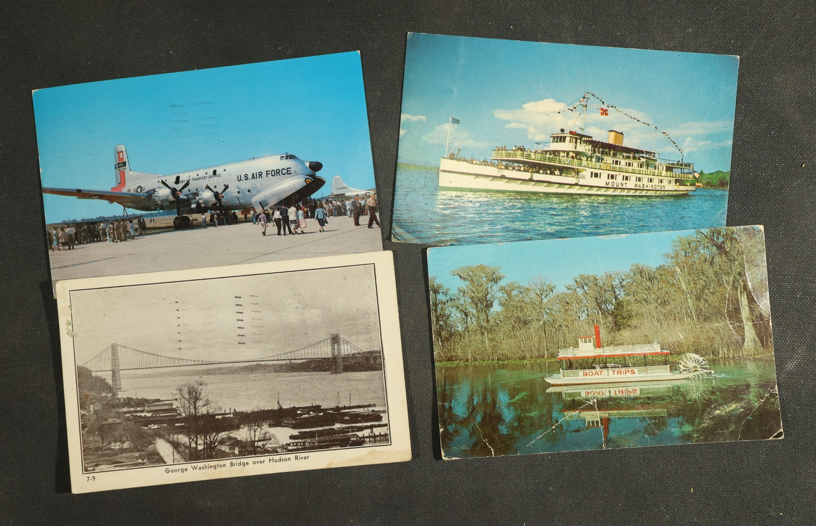 Vintage Postcard Grouping - Transportation and Bridges