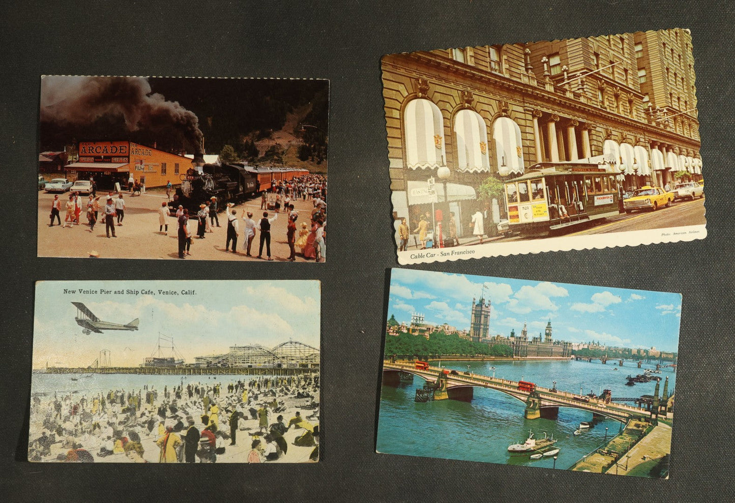 Vintage Postcard Grouping - Transportation and Bridges