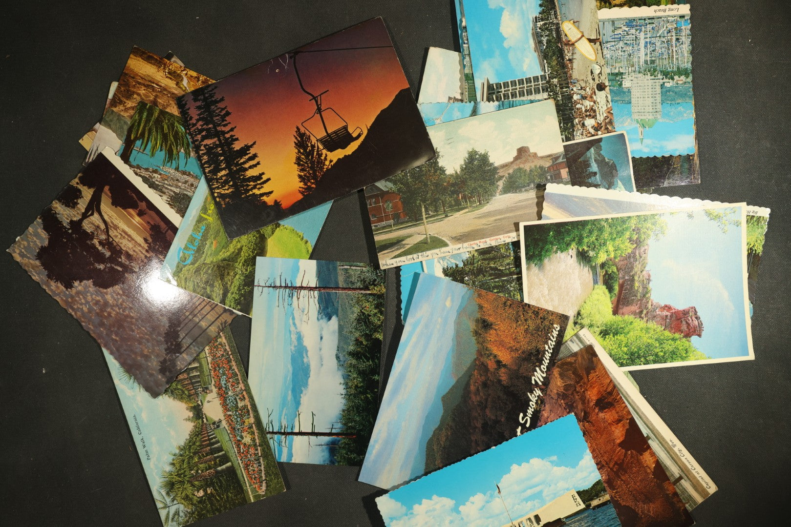 vintage postcard grouping - Various Western States