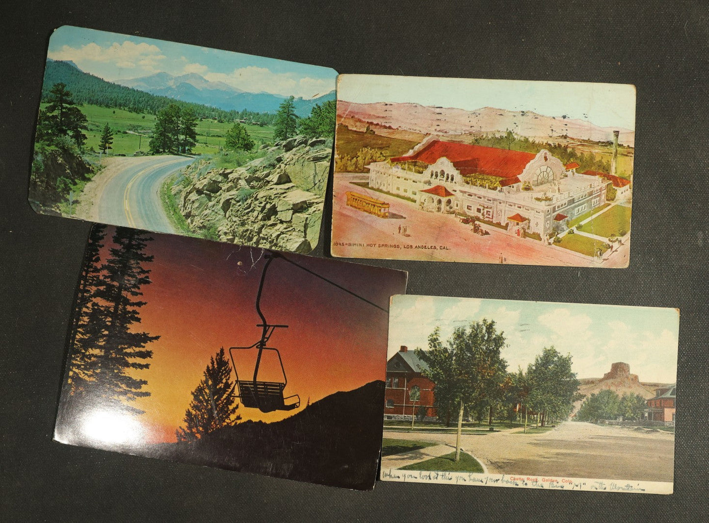 vintage postcard grouping - Various Western States