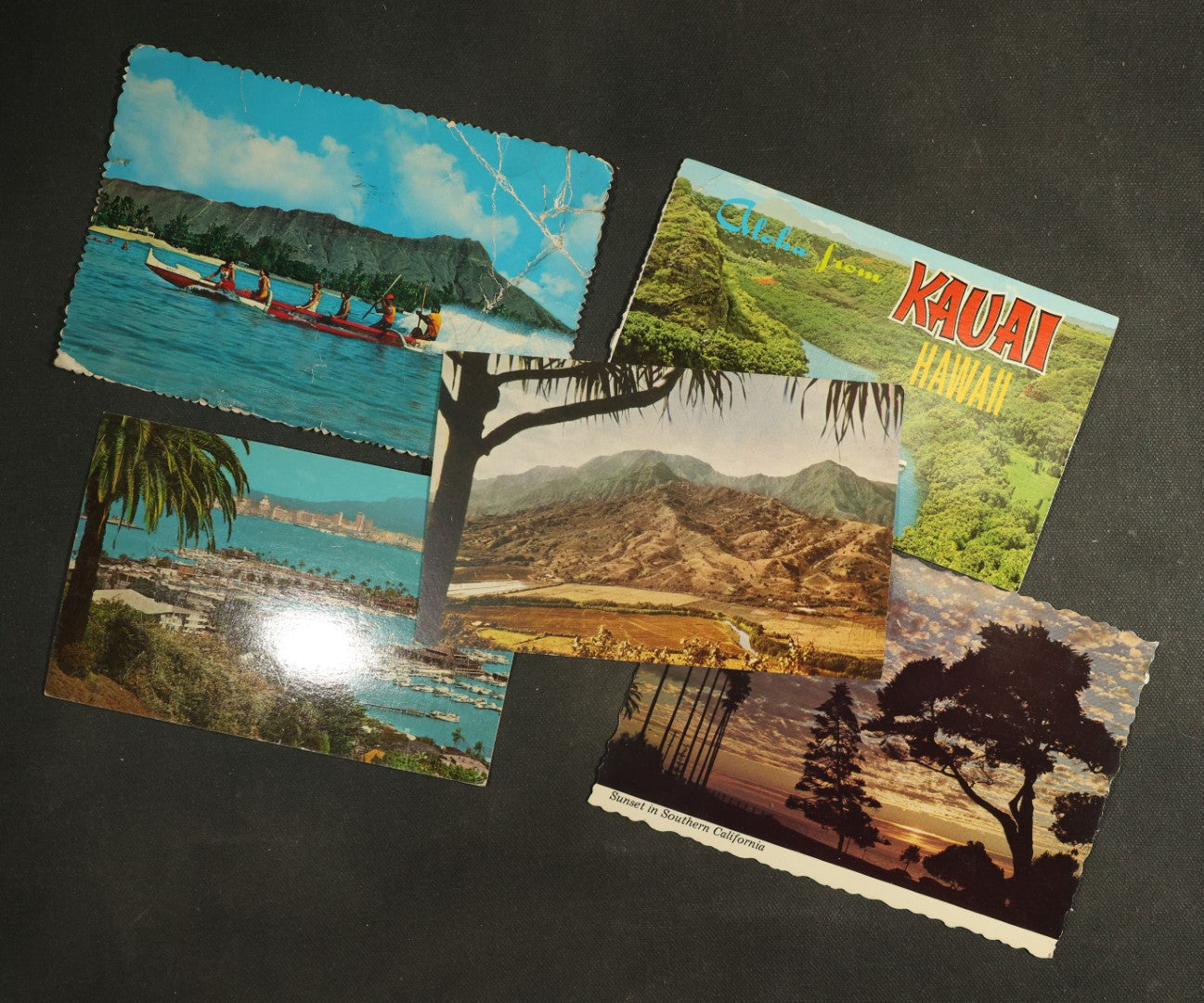 vintage postcard grouping - Various Western States