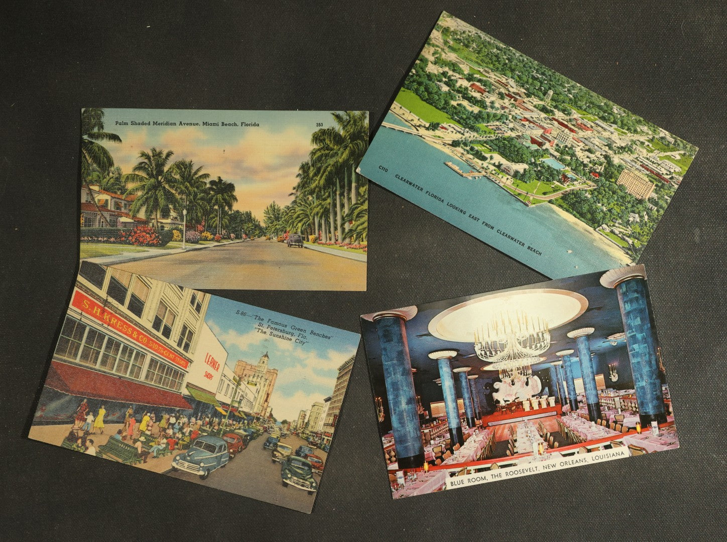 vintage postcard grouping - Varioius Southern, Midwestern States