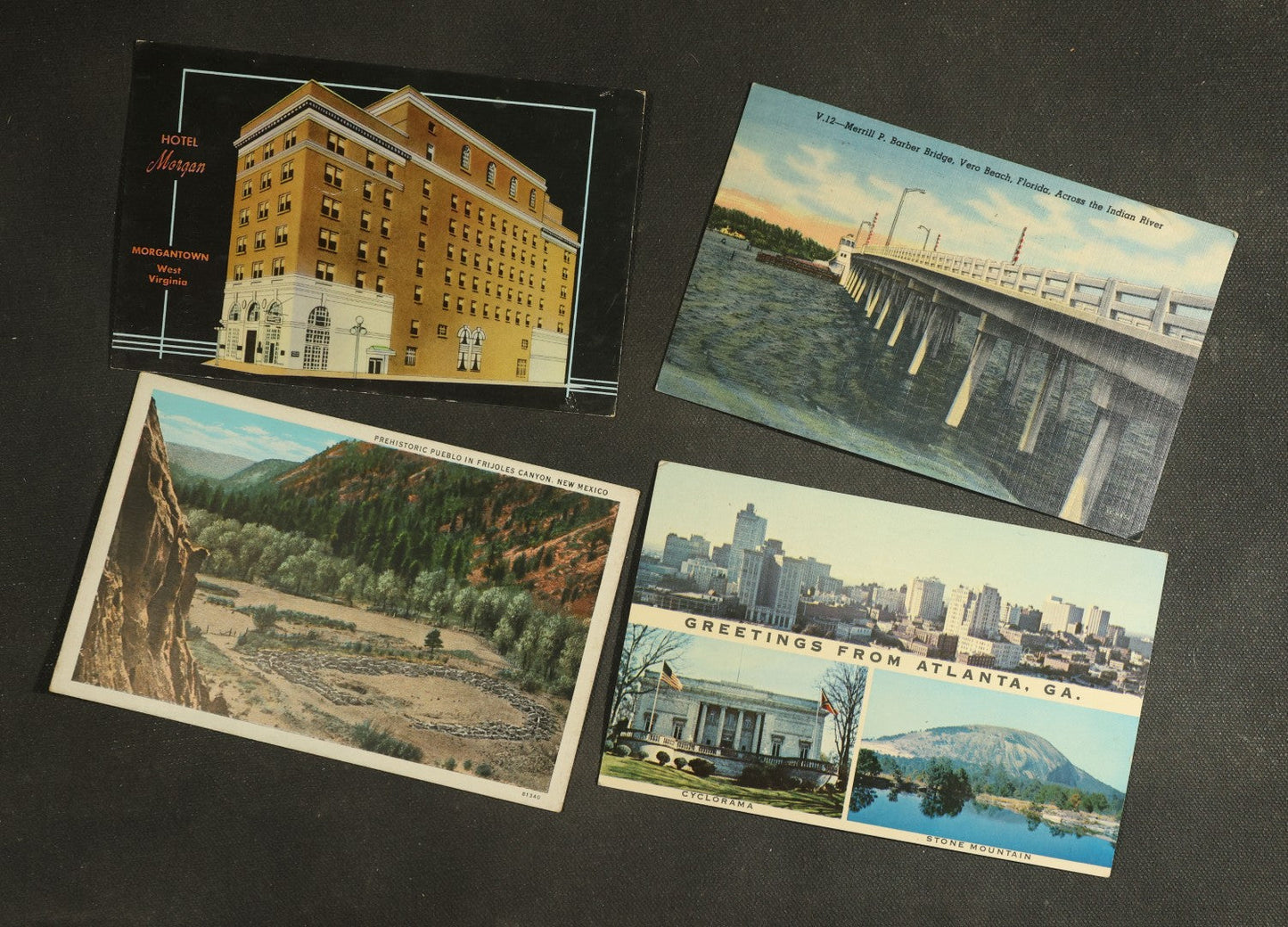 vintage postcard grouping - Varioius Southern, Midwestern States