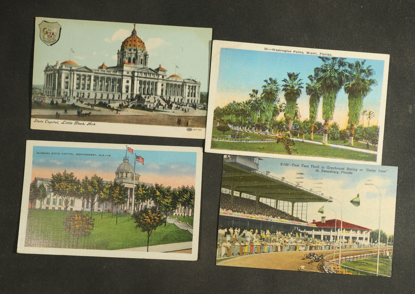 vintage postcard grouping - Varioius Southern, Midwestern States