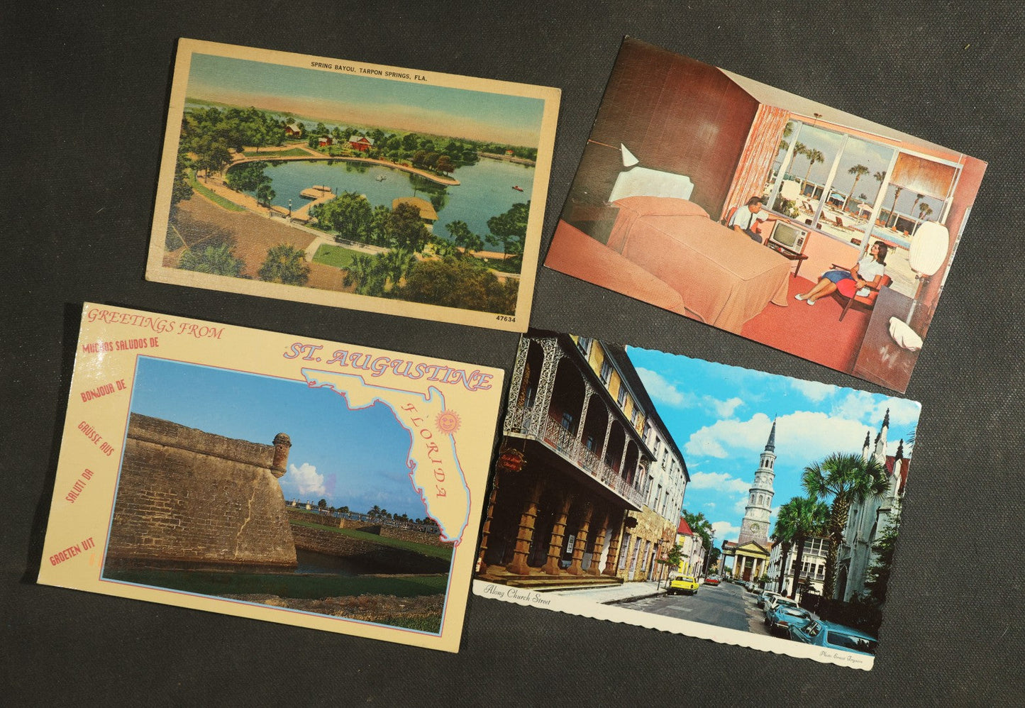vintage postcard grouping - Varioius Southern, Midwestern States