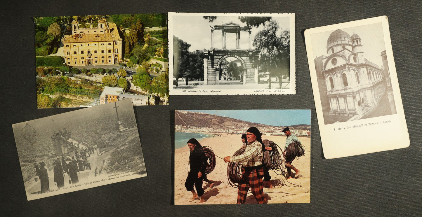 vintage postcard grouping - Various Europe
