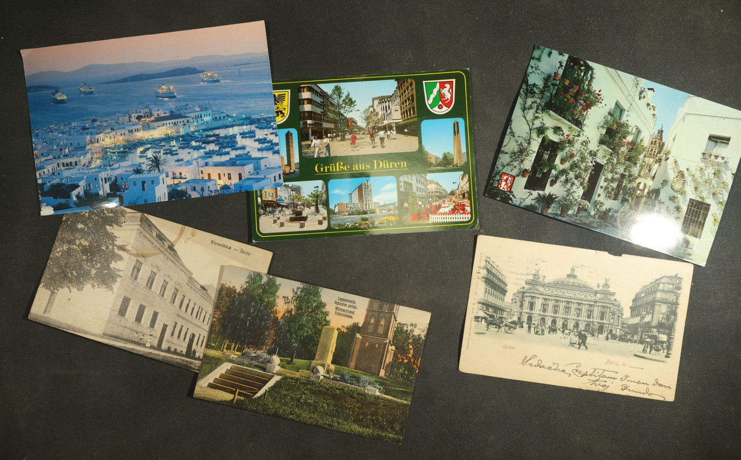 vintage postcard grouping - Various Europe