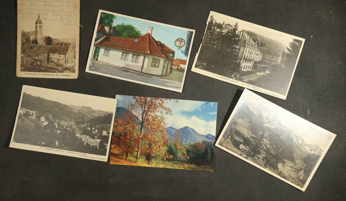 vintage postcard grouping - Various Europe