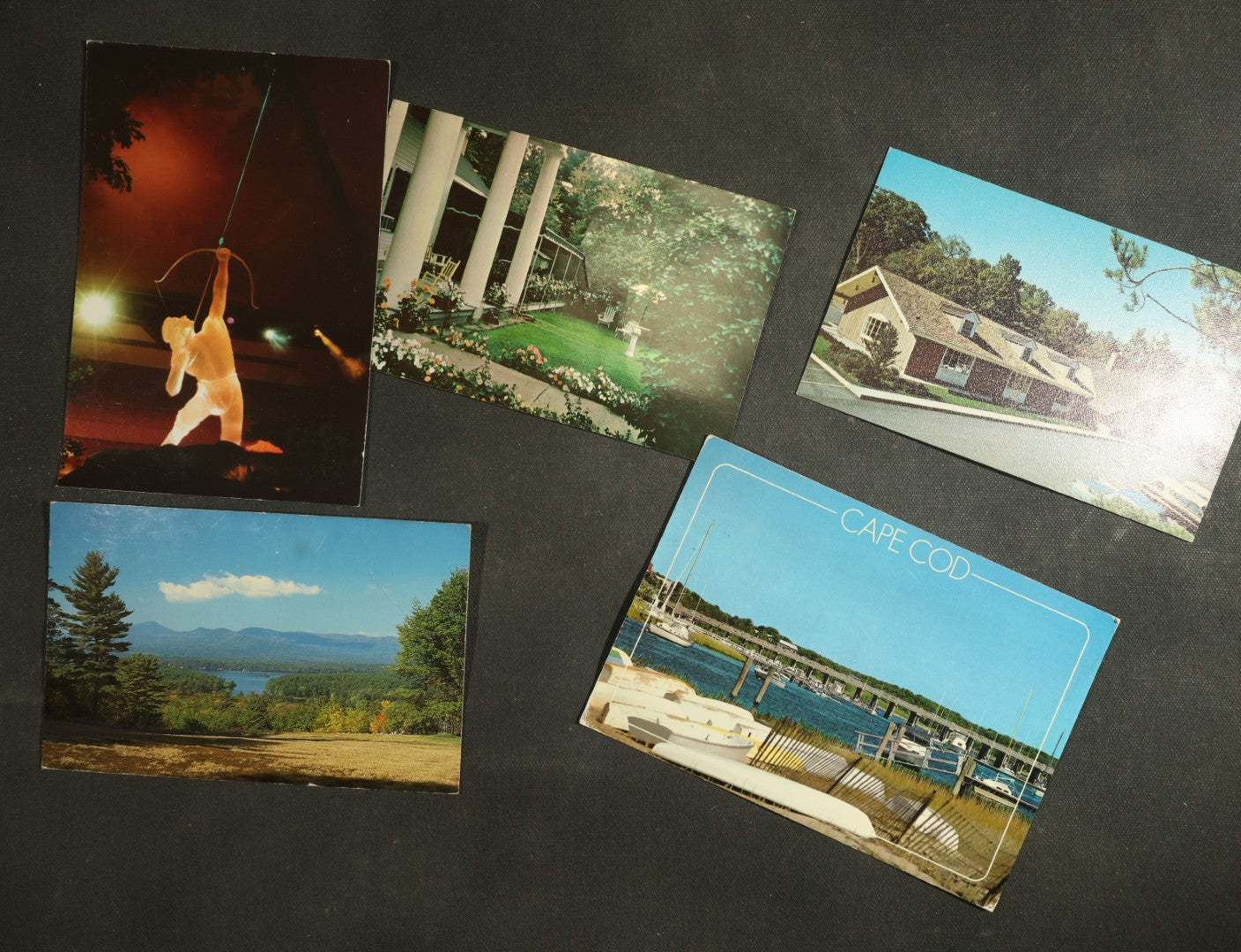 vintage postcard grouping - New England