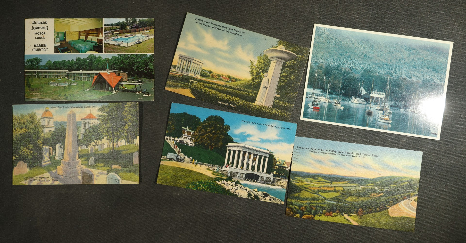 vintage postcard grouping - New England