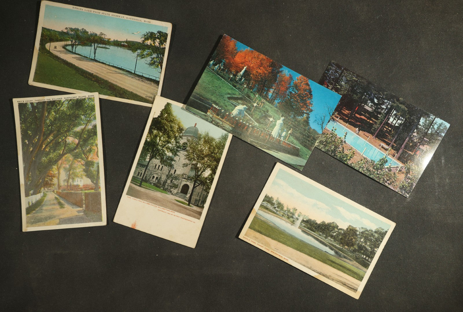 vintage postcard grouping - New England