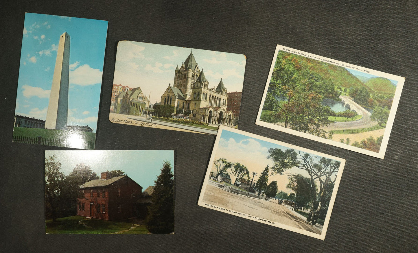 vintage postcard grouping - New England