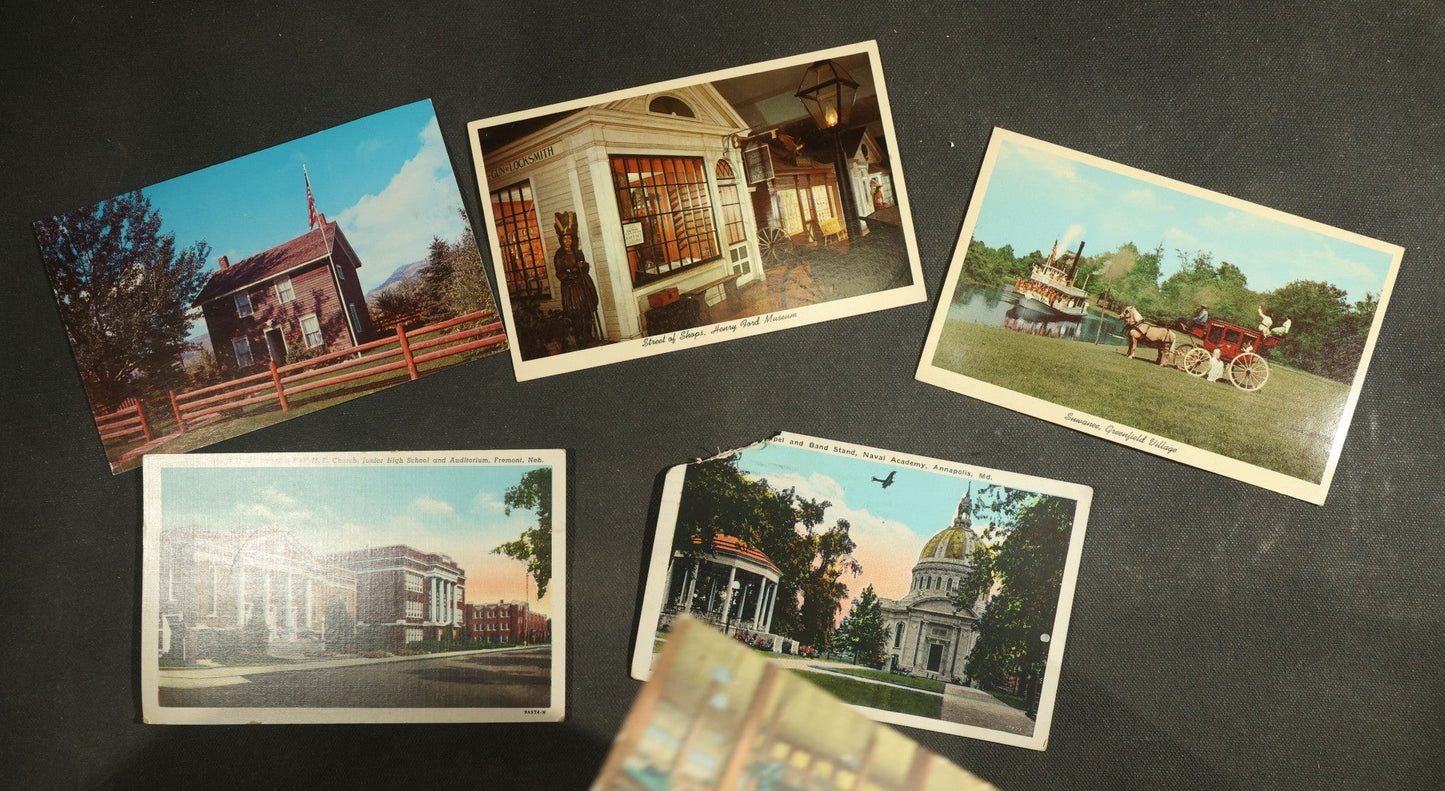 vintage postcard grouping - East Coast U.S.A., New York, Etc