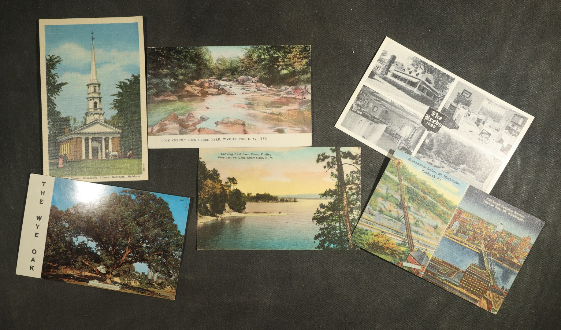 vintage postcard grouping - East Coast U.S.A., New York, Etc