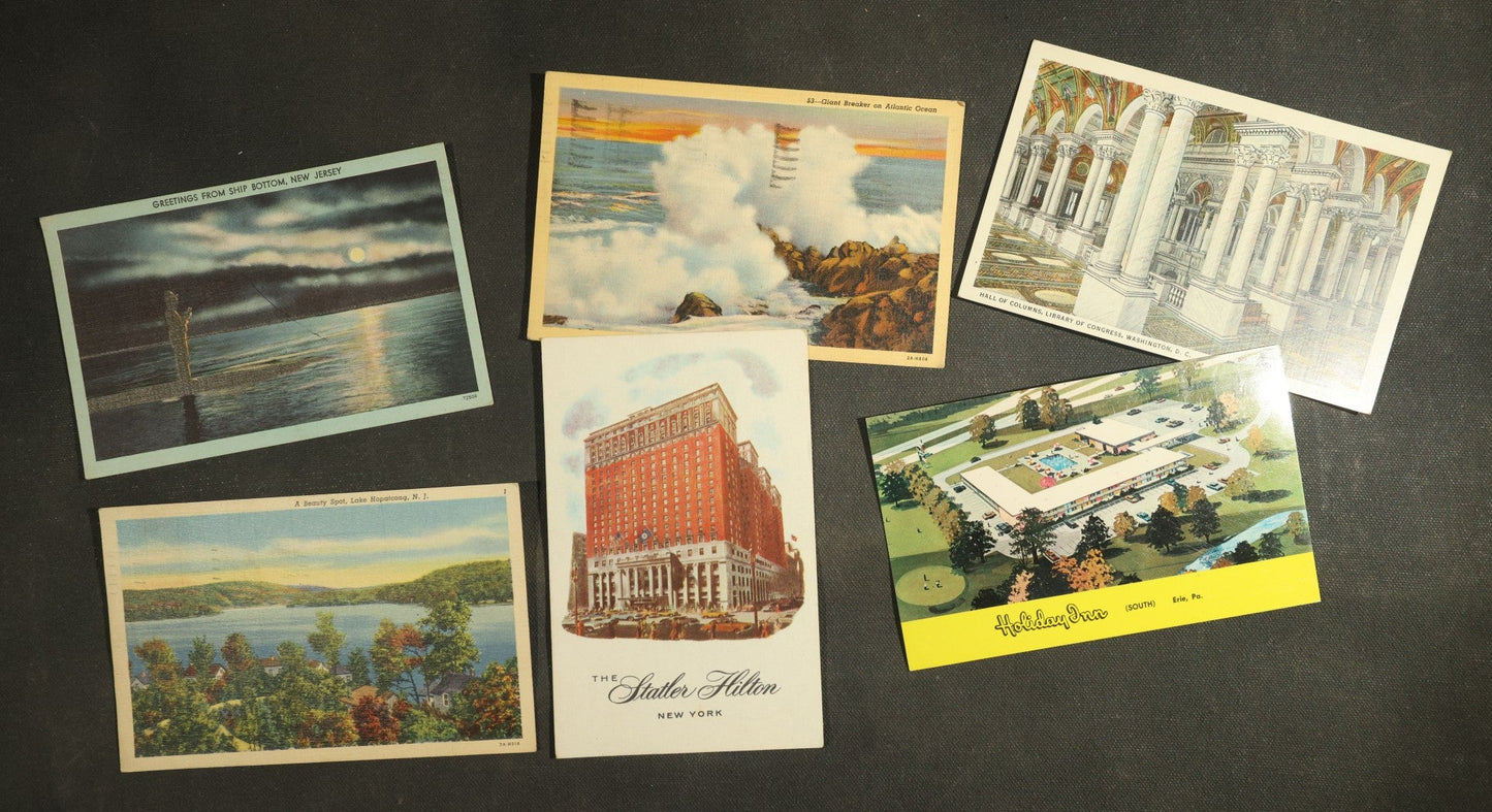 vintage postcard grouping - East Coast U.S.A., New York, Etc