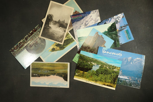 vintage postcard grouping - Canada!