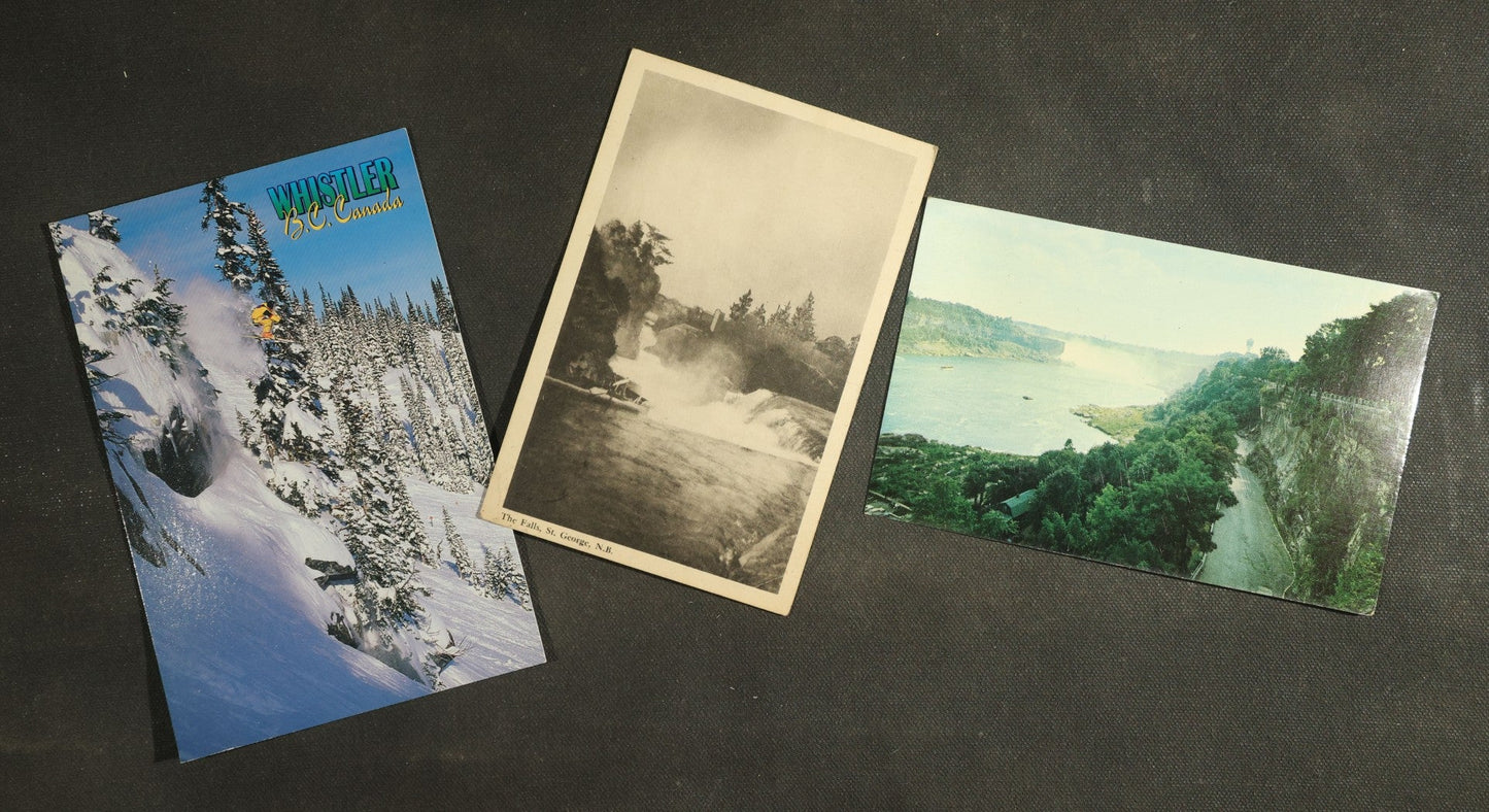 vintage postcard grouping - Canada!