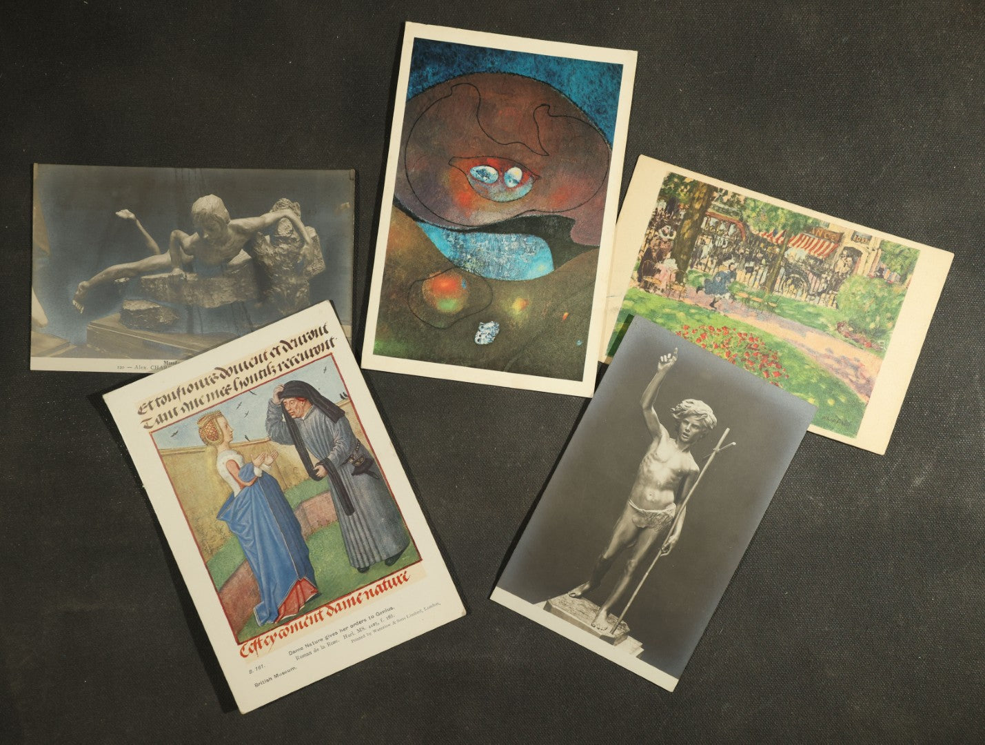 vintage postcard grouping - Various Artwork