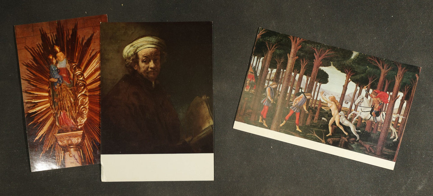 vintage postcard grouping - Various Artwork