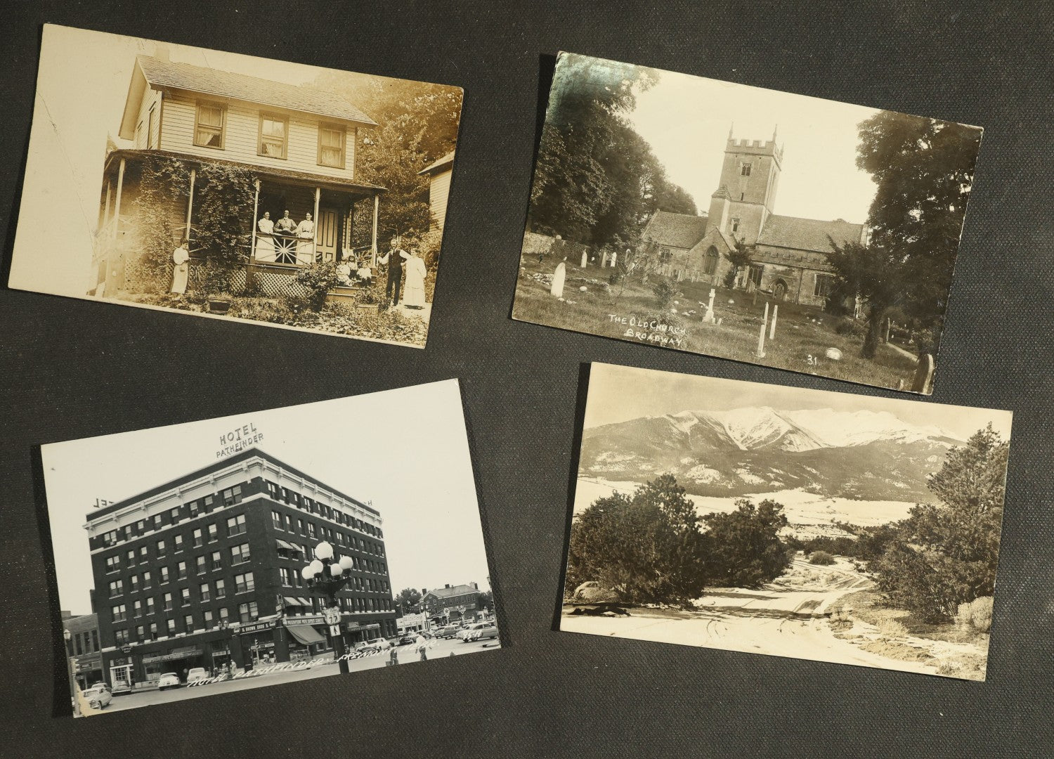 vintage postcard grouping - Real Photo, Rppc, Photo Print, and More